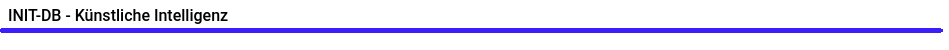 INIT-DB - Künstliche Intelligenz