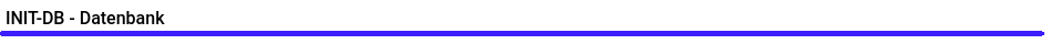 INIT-DB - Datenbank